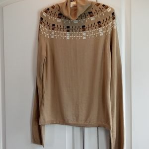 Ann Taylor Women's 100% Italian Extra Fine Merino Wool Sweater, Sz Large